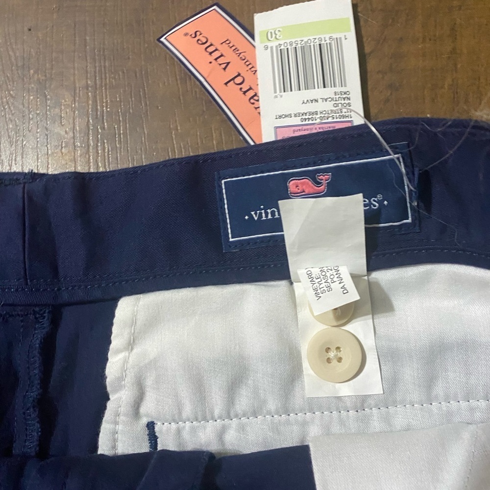 Vineyard Vines Navy Breaker Shorts - Picture 6 of 8